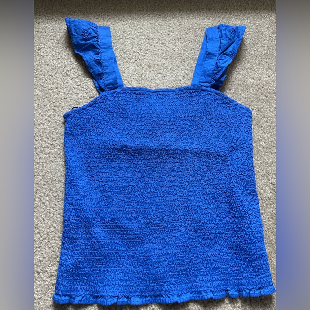 Old Navy Blue Spring Top M Tall